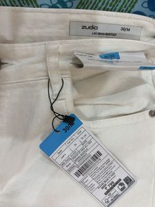 White Flare Jeans Zudio