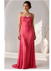 Pink Slip Dress
