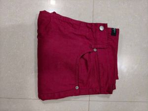 Forever 21 Maroon Casual Pants/jeans