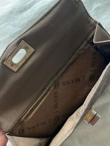 Brown Turn-Lock Wallet