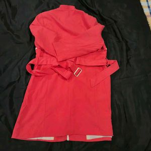 Stylish Red Trench Coat| korean