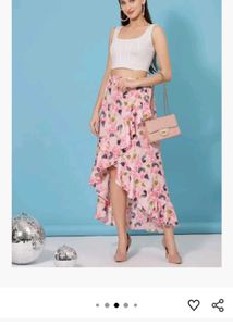 Floral Print Skirt