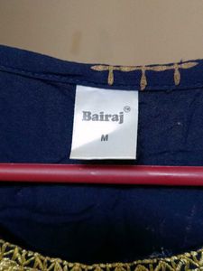 Elegant Blue &amp; Gold Kurta(slight damage)