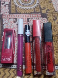 5 Lipsticks
