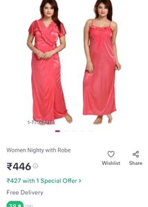 Price Reduced 🥳Satin Women&#39;s Night Dress