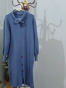Blue Knitted Dress