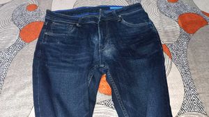 Dark Blue Denim Jeans