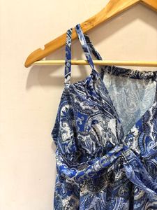 Beautiful Blue Paisley Cami Top