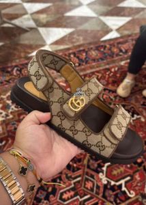 Gucci GG Canvas Sandals Available