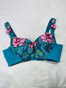 Floral Applique Bra