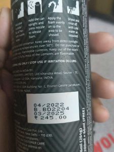 Bombay Saving Company Charcoal Shaving Foam