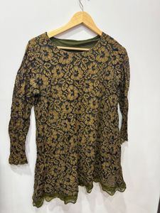 A Line Embellished Top Dress