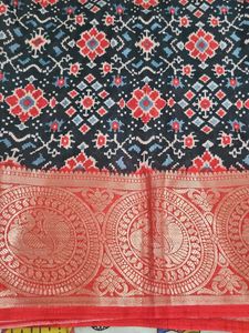 Patola Silk Saree With Blouse