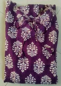 Purple Printed Kurta
