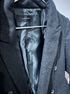 Elegant Wool Blend Overcoat
