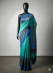 Beautiful Pashmina Silk Saree