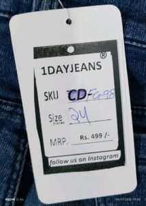 FG-98 Size-24 (Sale) Latest Ladies high waist Jean