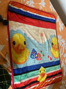 Duck Print Baby Blanket