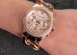 Michael Kors Runway Crystal Chronograph Watch