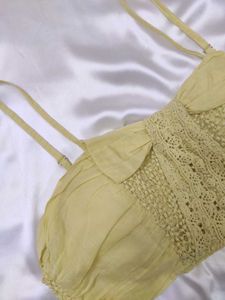 Crochet Bralette Detail Top
