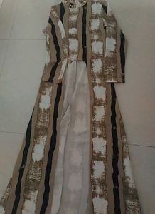 Long Maxi Kurti Gown  S-Size Stretchable