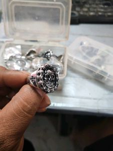 Motorchain Skull Model Ring
