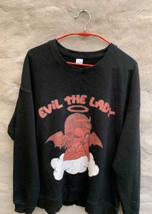 Evil The Lady vintage Graphic Sweatshirt