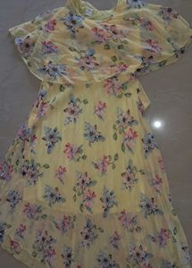 Floral Yellow Dress