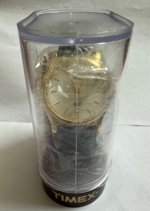 Timex Original Gold Watch With Leather Strap
