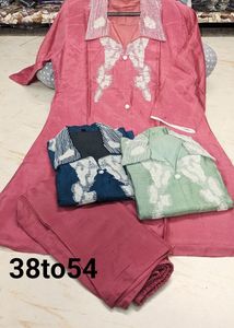 Brand New Pure Silk Coord Set