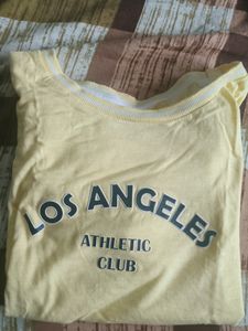 Team Spirit Yellow Los Angeles Tshirt price droppe