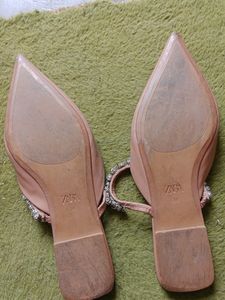 ZARA Stone Work Slipper