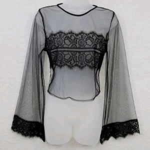 Sheer Lace Top