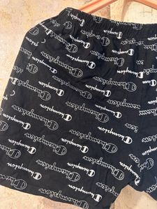 Champion Print Shorts, Waist- 30