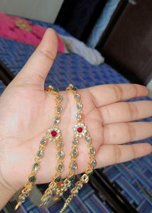 Hand Chain with Crystals