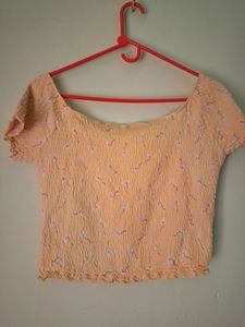 Cute Off Shoulder Top