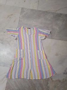Striped Shirt Dress