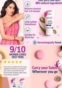 Veet Pure Hair Removal Cream 30g, Pack Of 3