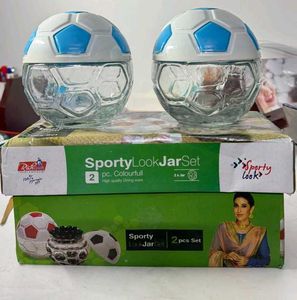 Sporty Look Jar For Dry Fruits And Other Items