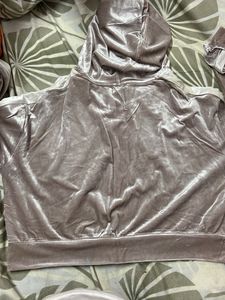 Velvet Zip-Up Jacket