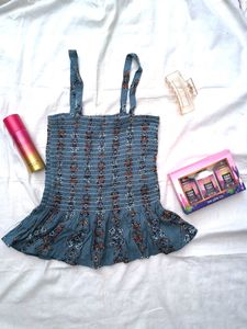Smocked Blossom Tank Top🫶🏻