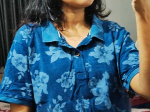 Floral Print Polo Shirt