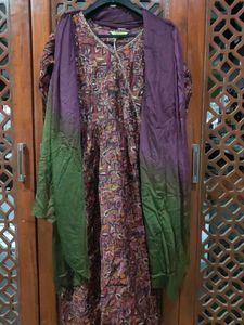 Bohemian Print Kurta Dress