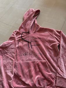 Pink Velvet Hoodie &amp; Pants Set