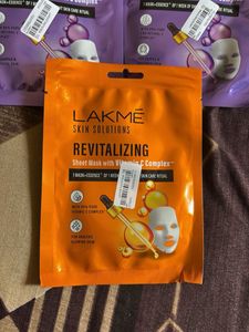 Lakme Skin Solutions Sheet Masks Pack Of 3