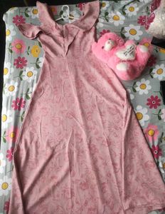 💖 Pretty Pink Floral Gown Dress🎀💥- Miss.Y