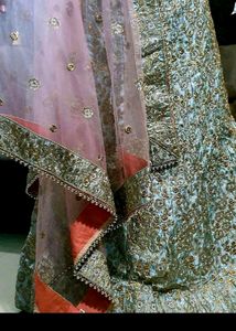 Beautiful pastel shade lehenga