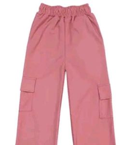 Pink Corduroy Track Pants