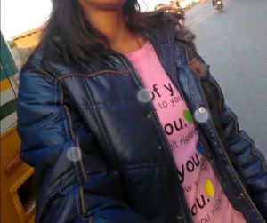 Blue 🧥Jacket With Fur