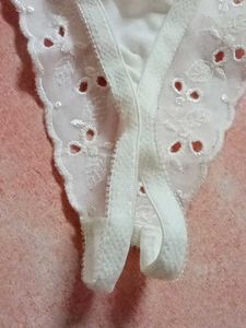 Chicken Work Satin Thong Panty